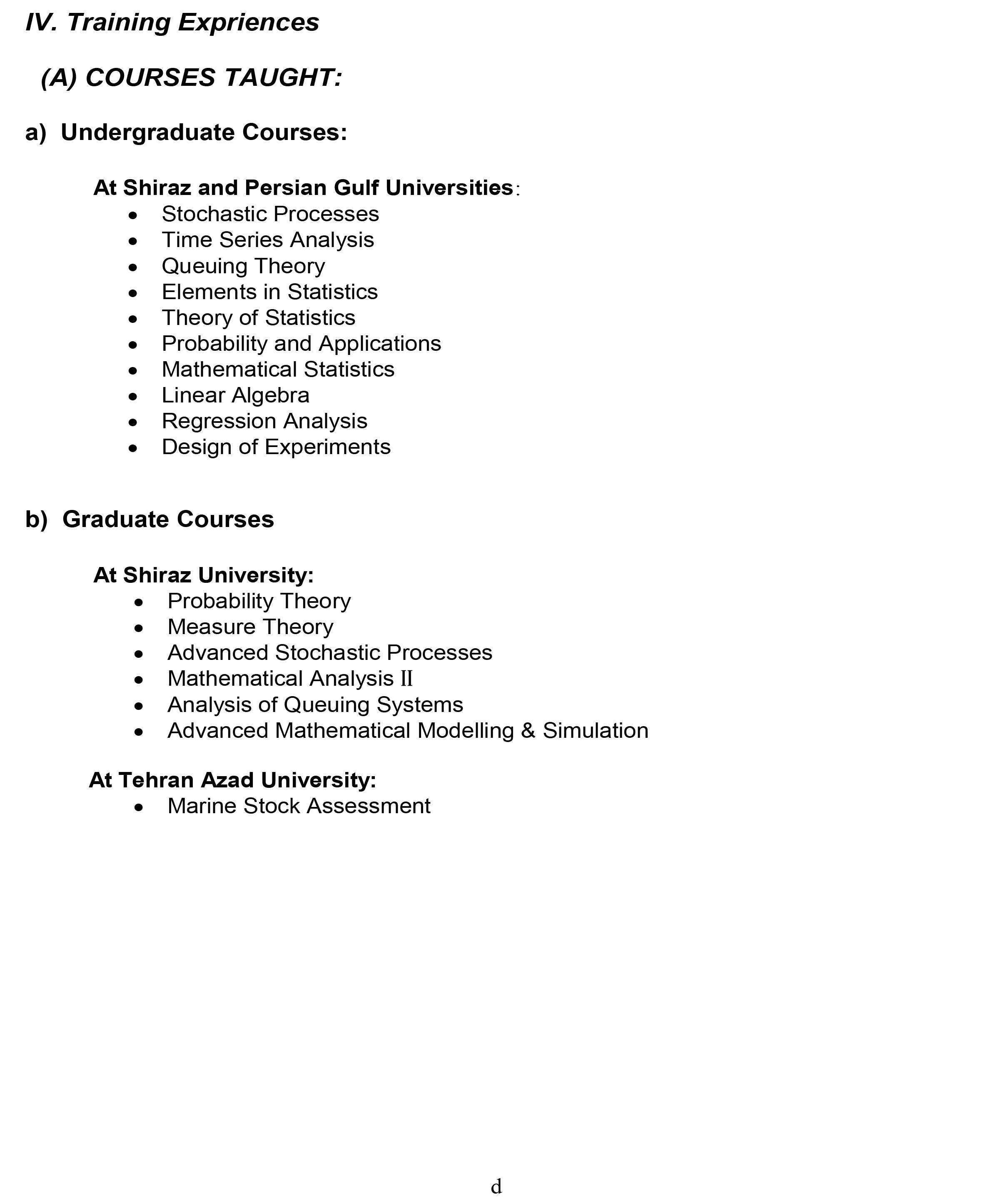 رزومه استاد - دکتر کاووس خورشیدیان